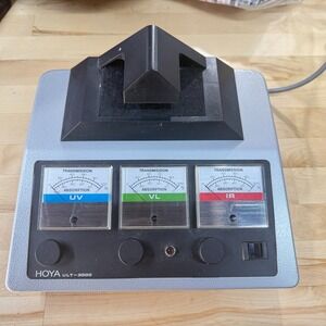 HOYA ULT-3000 UV/VL/IR Transmission Absorption Meter‎ Tester w/ Lens Holder